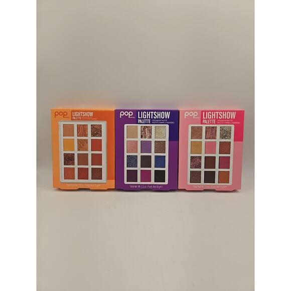 Lot of 3 POP Beauty Light Show Palette Glitter Shimmer Eyeshadow SEALED NEW - Picture 1 of 5